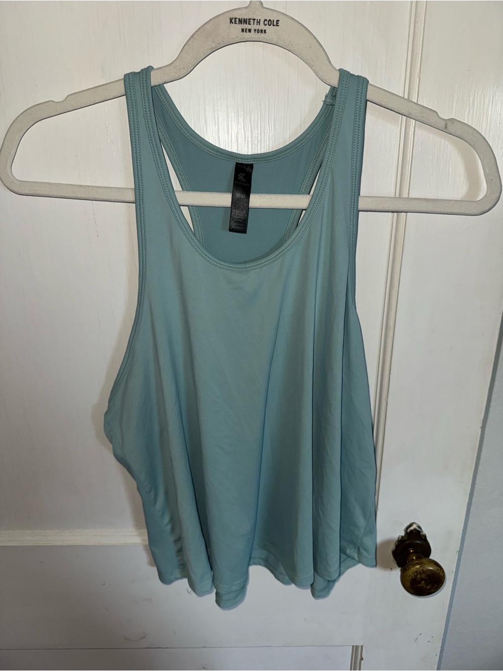 Light Aqua Racerback Athletic Tank Top